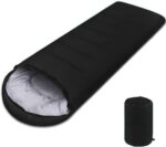 Sleeping Bag, Lightweight 3 Season Weather Sleep Bags for Kids Adults Girls Women, Microfiber Filled 5-20 Degree for Backpacking/Hiking/Camping/Mountaineering with Compression Sack